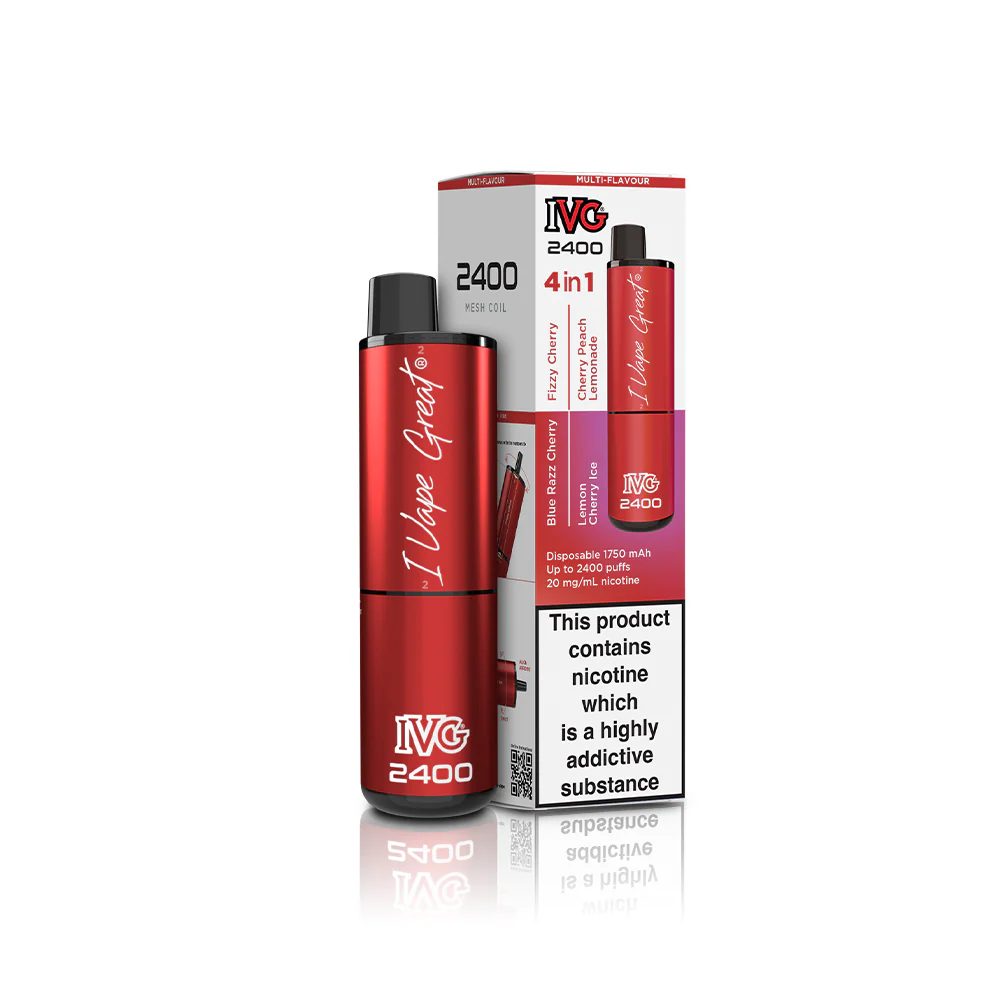 IVG 2400 4 in 1 Cherry Edition