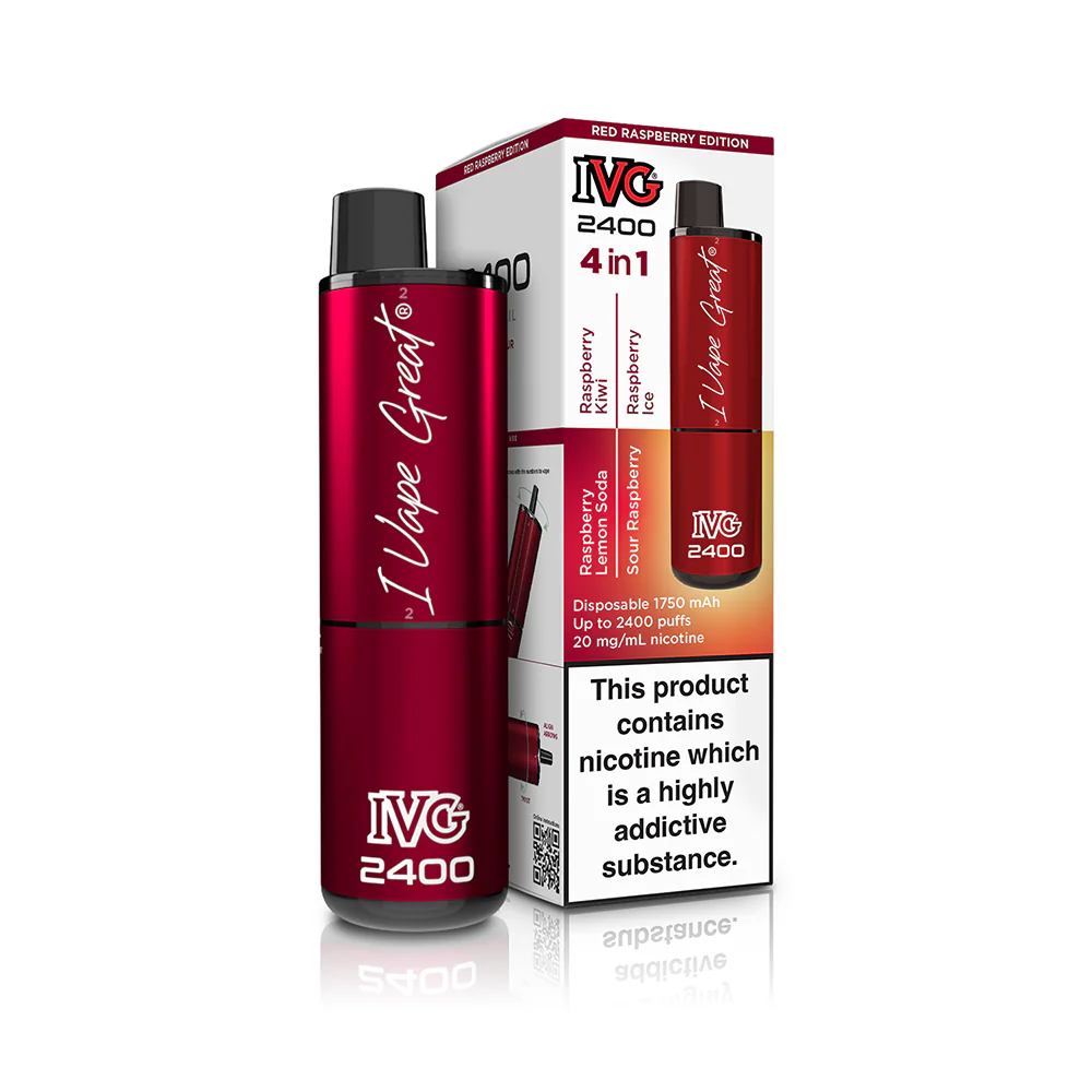 IVG 2400 4 in 1 Red Raspberry Edition