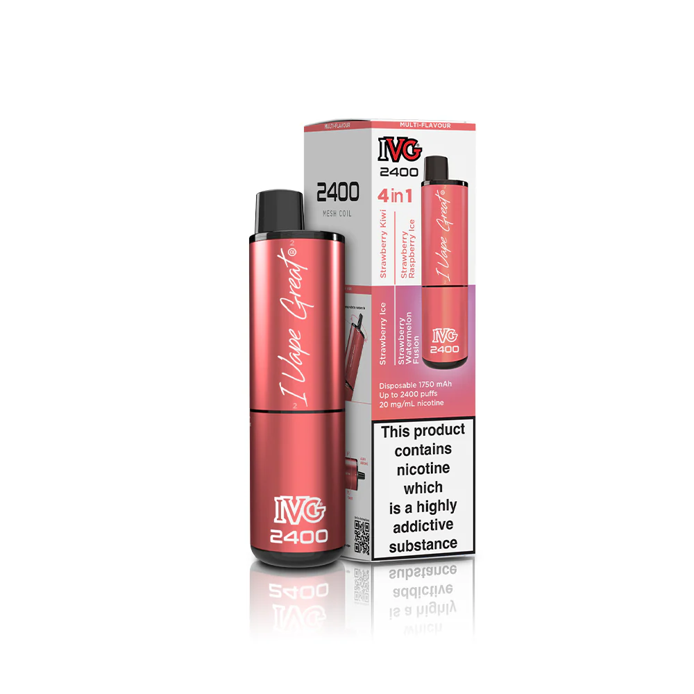IVG 2400 4 in 1 Strawberry Edition