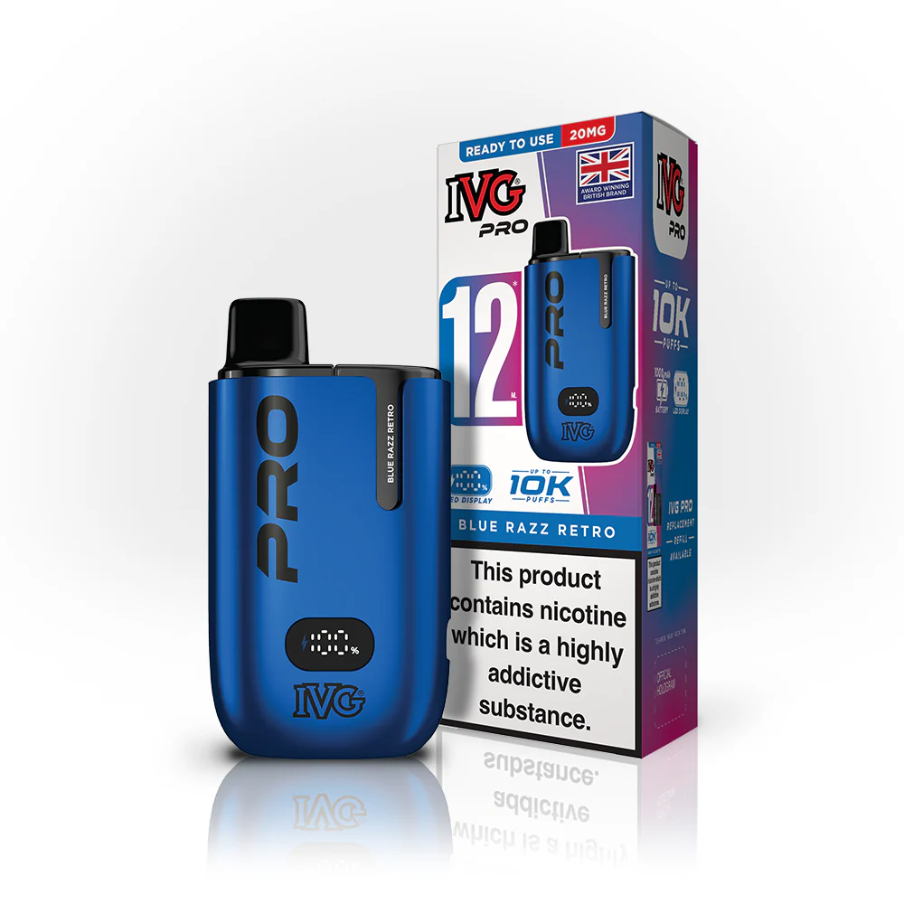 IVG Pro 12 STARTER KIT - Blue Razz Retro