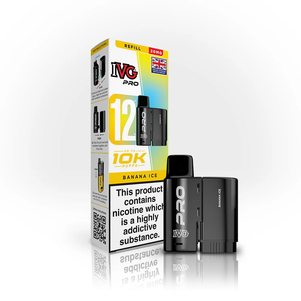 IVG Pro 12 REFILL POD - Banana Ice