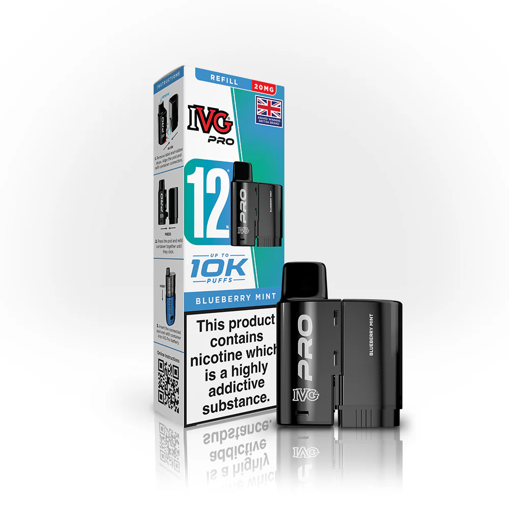 IVG Pro 12 REFILL POD - Blueberry Mint