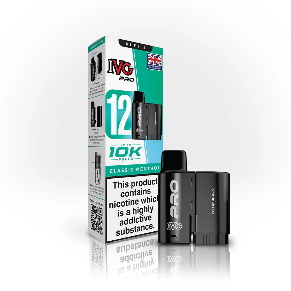 IVG Pro 12 REFILL POD - Classic Menthol