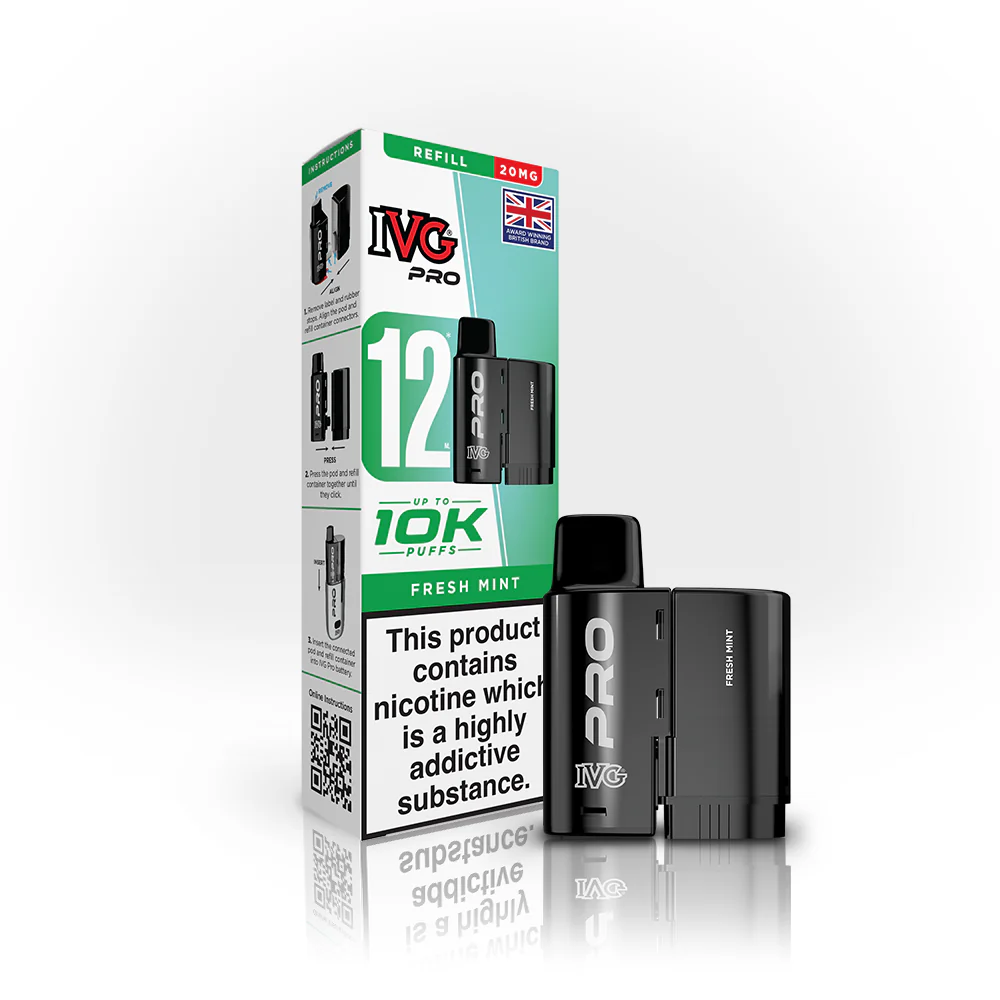 IVG Pro 12 REFILL POD - Fresh Mint