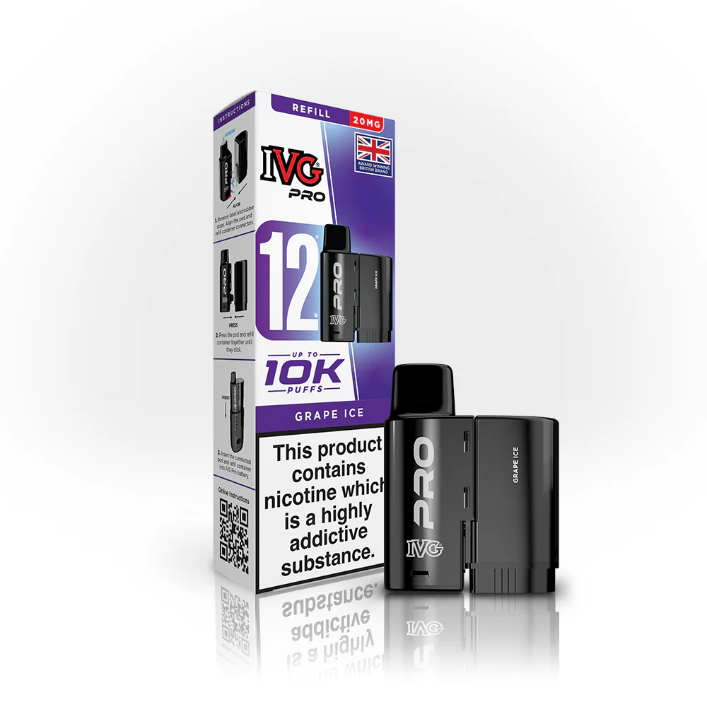 IVG Pro 12 REFILL POD - Grape Ice