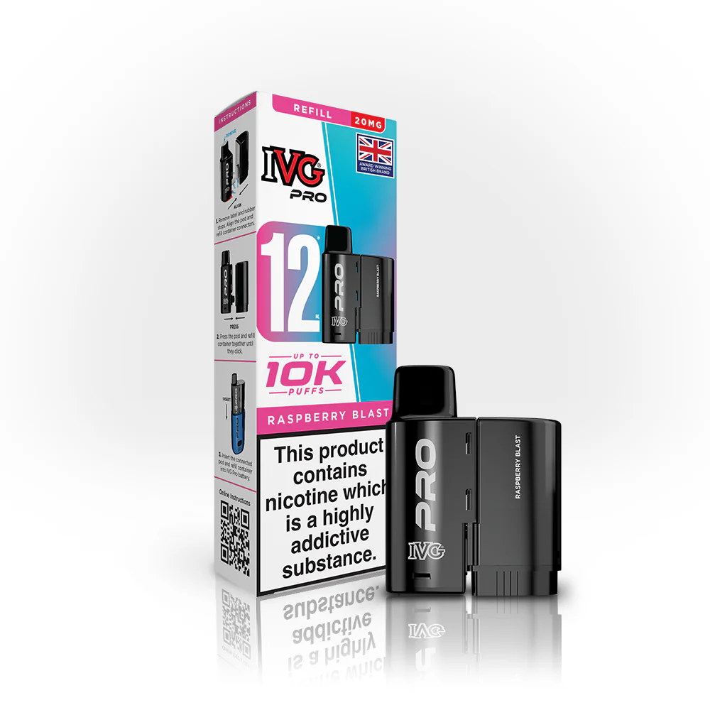 IVG Pro 12 REFILL POD - Raspberry Blast