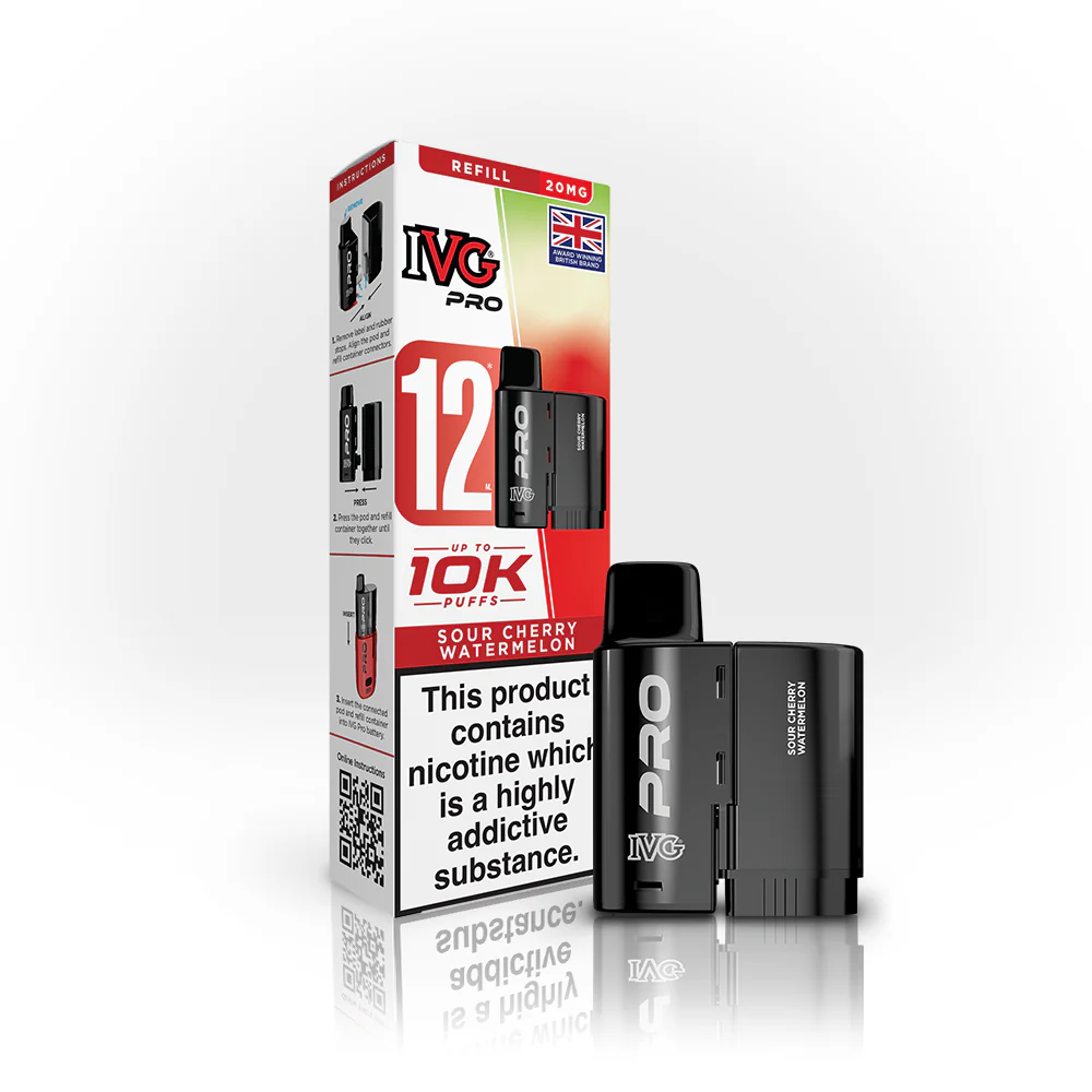 IVG Pro 12 REFILL POD - Sour Cherry Watermelon