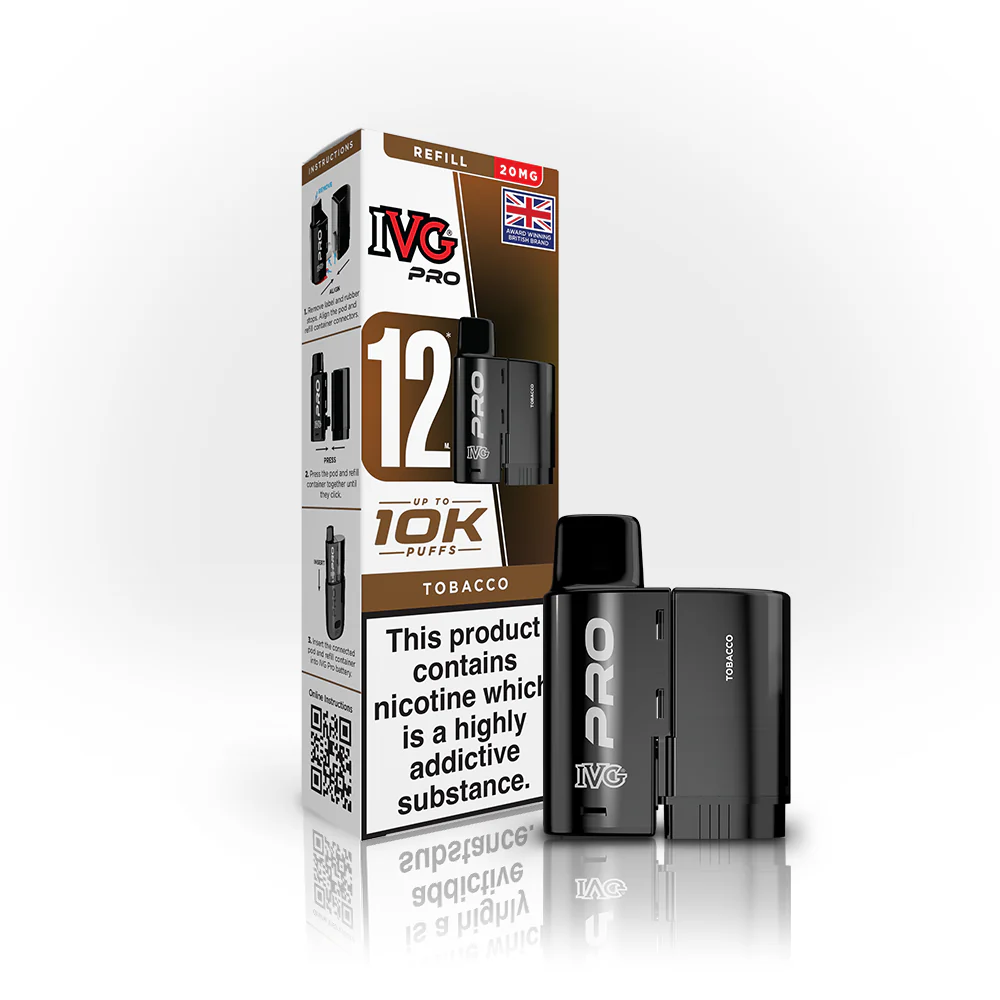 IVG Pro 12 REFILL POD - Tobacco
