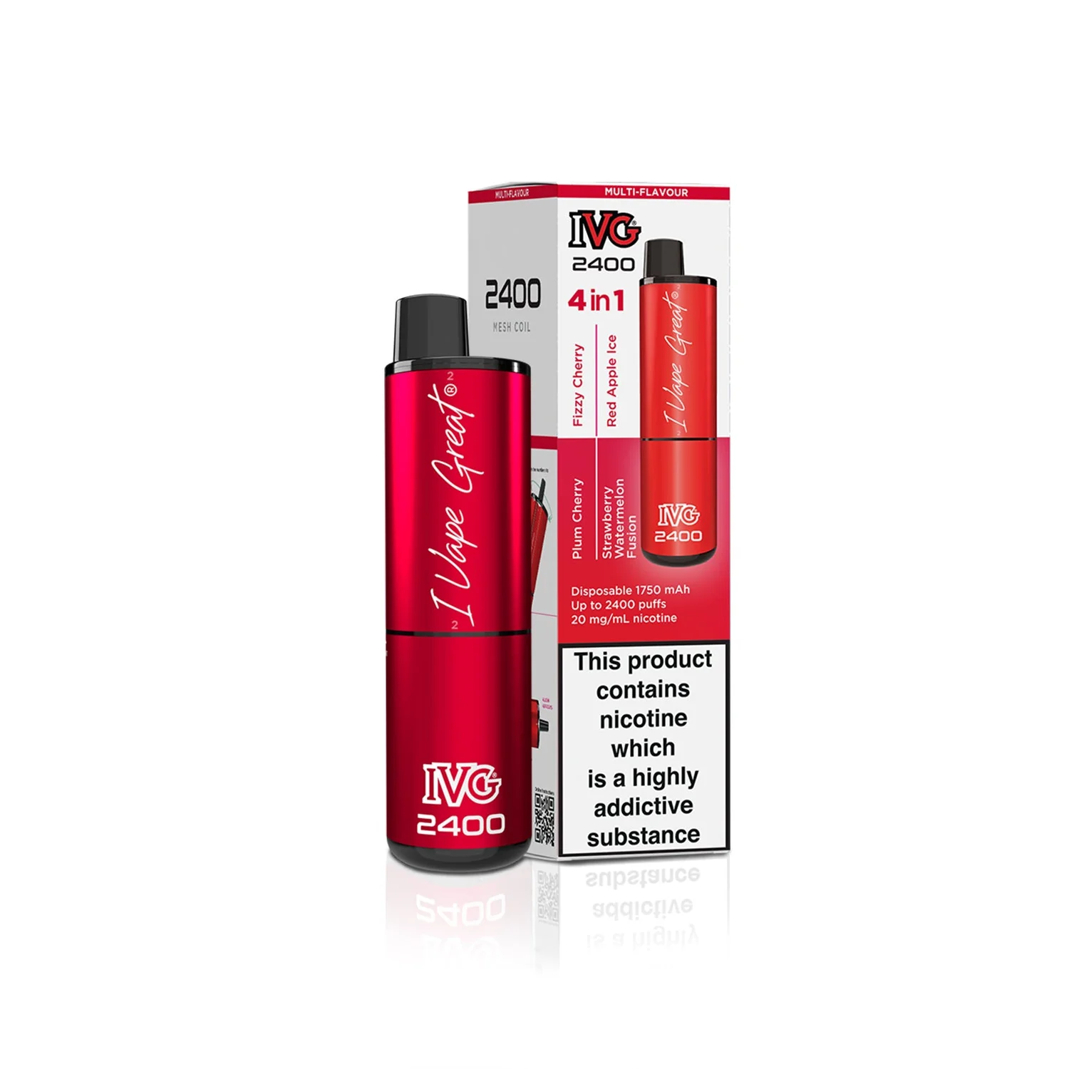 IVG 2400 4 in 1 Red Edition